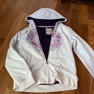 Lucky Brand Girls Large Zip Up
